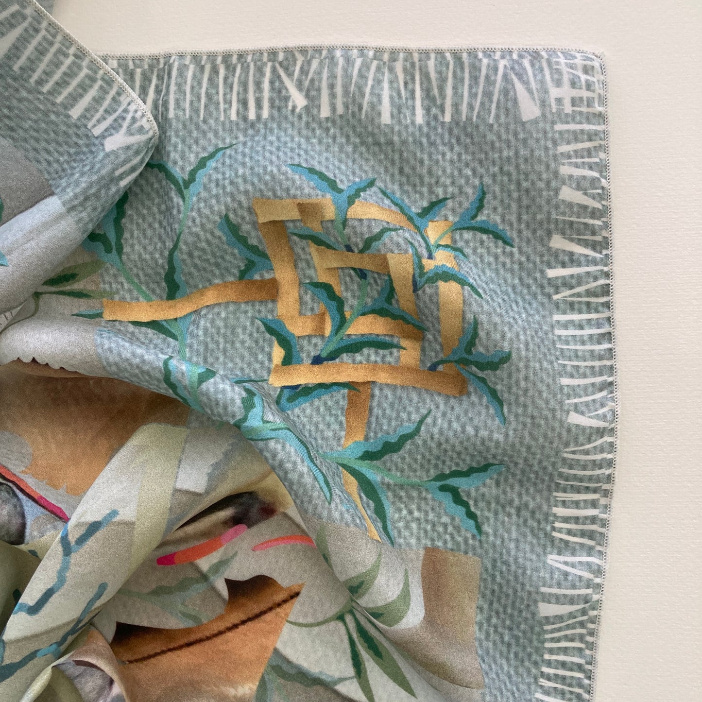 Scarf 33, "The Inn" in Habotai Silk