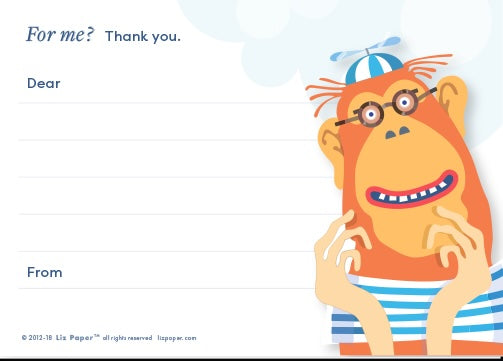 Kids' 1-Sentence Thank you Notes