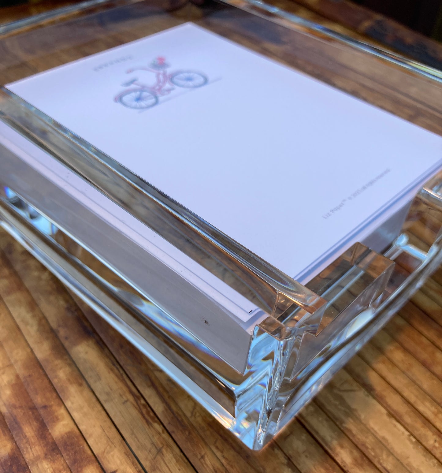 Acrylic Tray + Mini-Notes 1