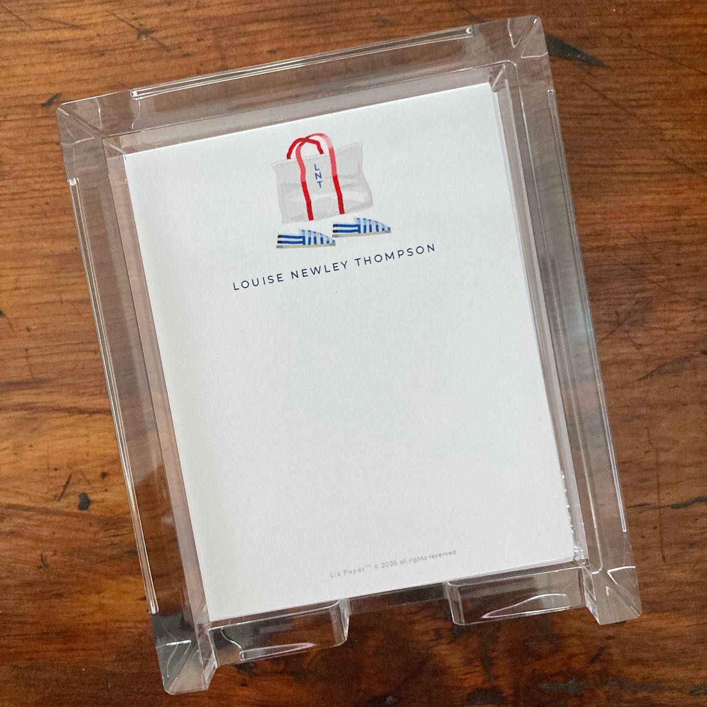 Acrylic Tray + Mini-Notes 2