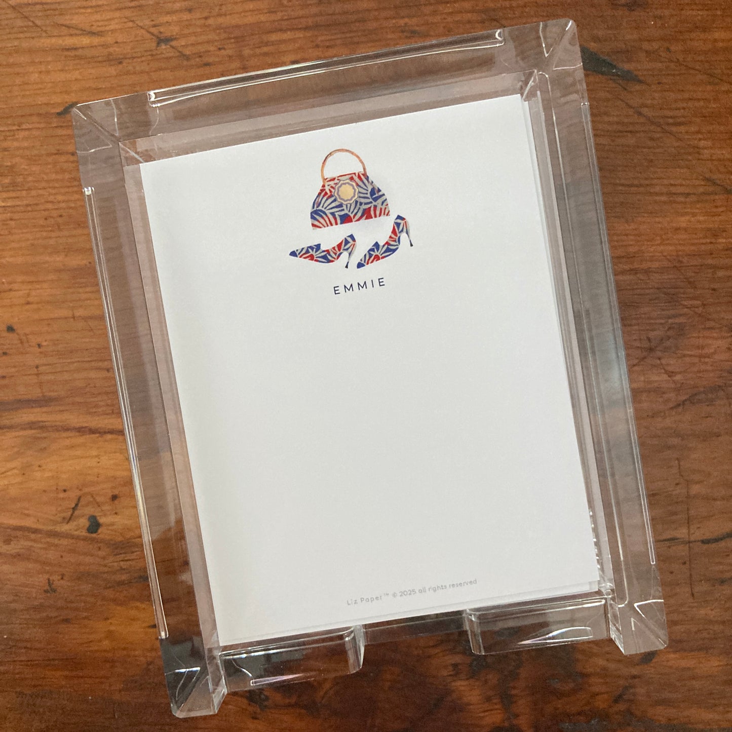 Acrylic Tray + Mini-Notes 4